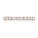 Round Diamond Wedding Band, 2mm