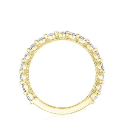 Round Diamond Wedding Band, 2mm