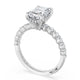 Emerald Solitaire Engagement Ring