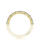 String of Black Diamonds Ring