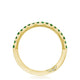 String of Emeralds Ring