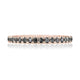 String of Black Diamonds Ring