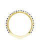 String of Sapphires Ring