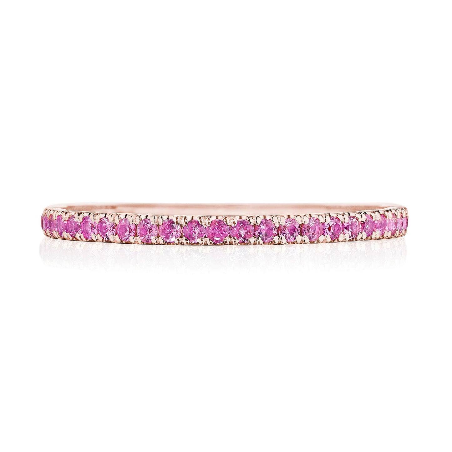 String of Pink Sapphires Ring