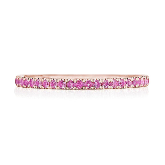 String of Pink Sapphires Ring