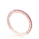 String of Pink Sapphires Ring