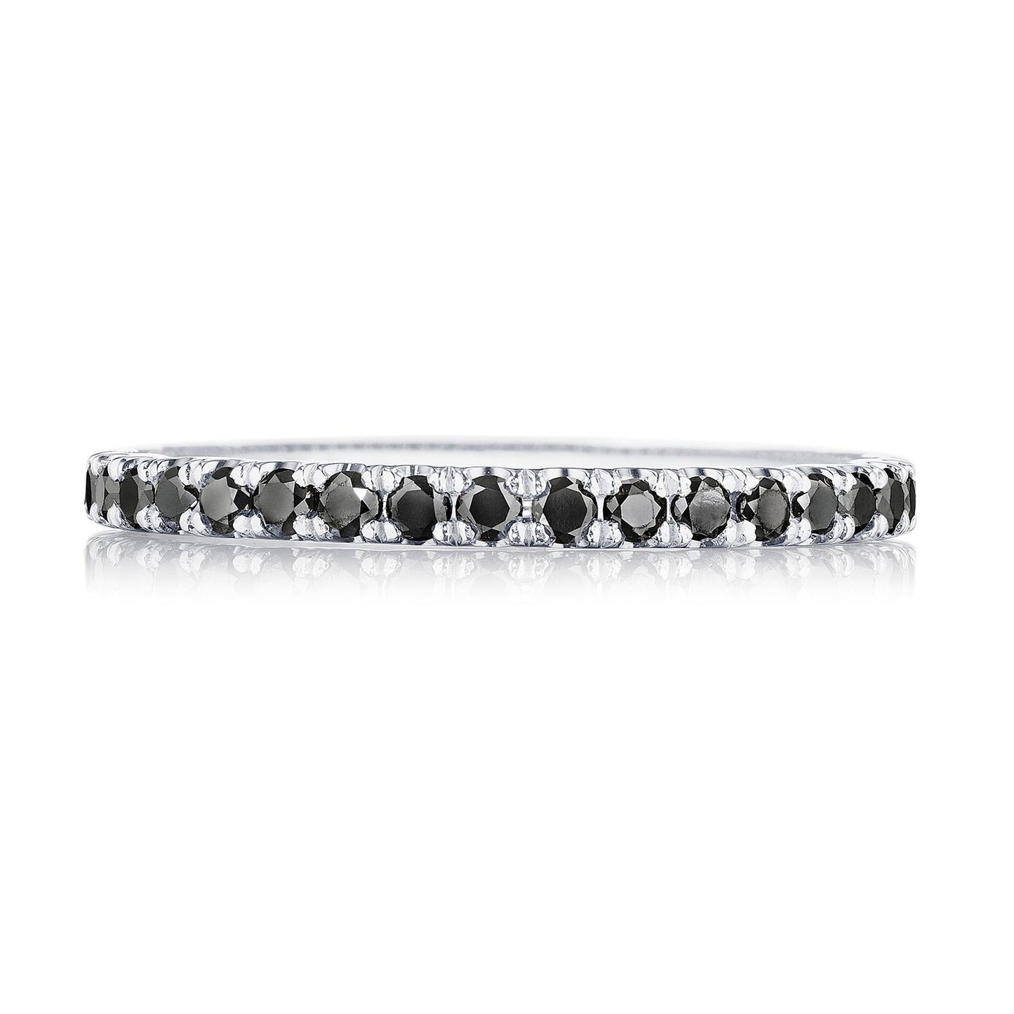 String of Black Diamonds Ring
