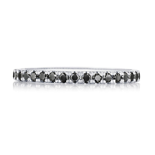 String of Black Diamonds Ring