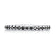 String of Black Diamonds Ring