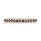 String of Black Diamonds Ring