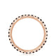 String of Black Diamonds Ring