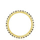 String of Black Diamonds Ring