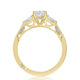 Emerald 3-Stone Engagement Ring
