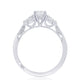 Oval 3-Stone Engagement Ring