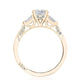 Round 3-Stone Engagement Ring