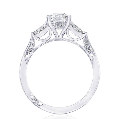 Emerald 3-Stone Engagement Ring