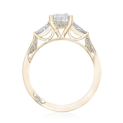 Emerald 3-Stone Engagement Ring