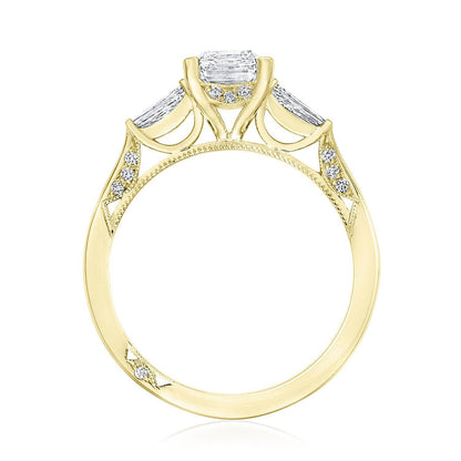 Emerald 3-Stone Engagement Ring