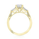 Emerald 3-Stone Engagement Ring