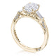 Oval 3-Stone Engagement Ring