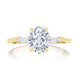 Oval 3-Stone Engagement Ring