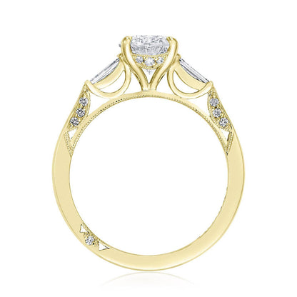 Oval 3-Stone Engagement Ring