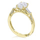 Oval 3-Stone Engagement Ring