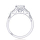 Princess 3-Stone Engagement Ring