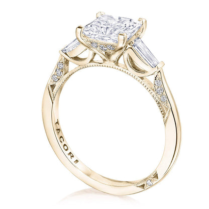 Princess 3-Stone Engagement Ring