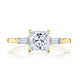 Princess 3-Stone Engagement Ring