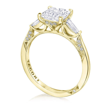 Princess 3-Stone Engagement Ring