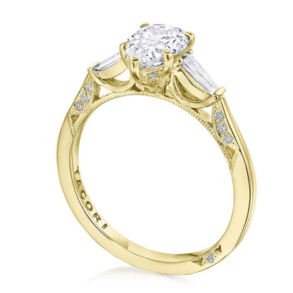 Pear 3-Stone Engagement Ring