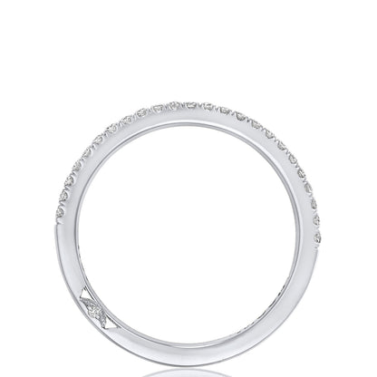 French Pavé Diamond Wedding Band - 1.5mm