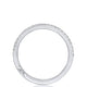 French Pavé Diamond Wedding Band - 1.5mm