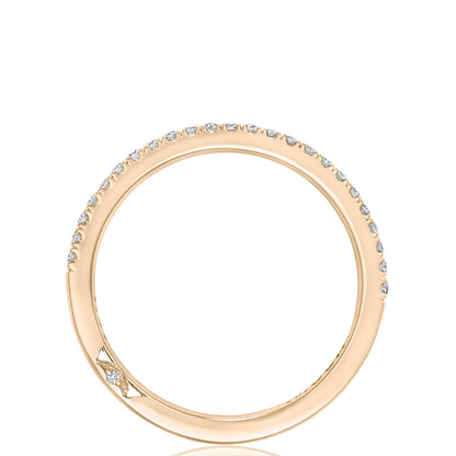 French Pavé Diamond Wedding Band - 1.5mm