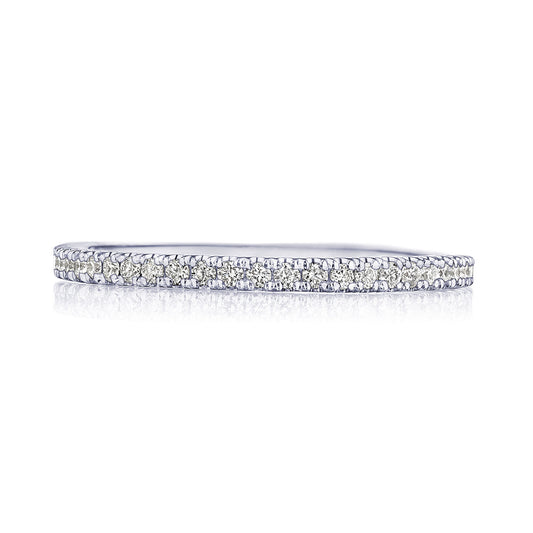 French Pavé Diamond Wedding Band - 1.5mm