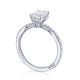 Emerald Solitaire Engagement Ring