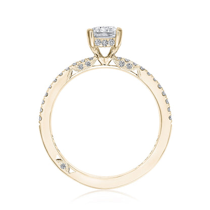 Emerald Solitaire Engagement Ring