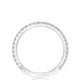 French Pavé Diamond Wedding Band - 2mm