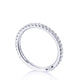 French Pavé Diamond Wedding Band - 2mm