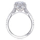Round Bloom Engagement Ring