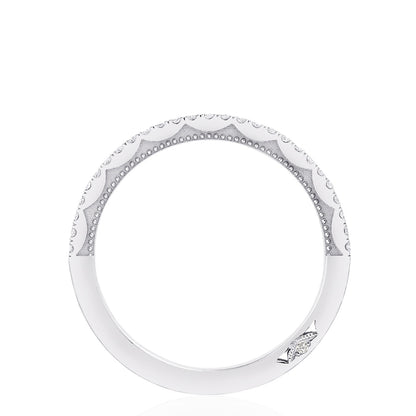 Crescent Crown Ring with Diamond
