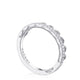 Crescent Crown Ring with Diamond