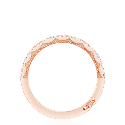 Crescent Crown Ring with Diamond