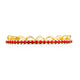 Crescent Crown Ring with Ruby