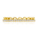 Crescent Crown Ring with Diamond