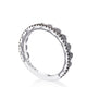 Crescent Crown Ring with Black Diamond