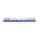 Crescent Crown Ring with Sapphire