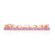 Crescent Crown Ring with Pink Sapphire