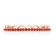 Crescent Crown Ring with Ruby
